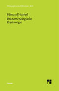 Husserl / Lohmar |  Phänomenologische Psychologie | eBook | Sack Fachmedien