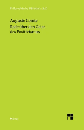 Comte / Fetscher |  Rede über den Geist des Positivismus | eBook | Sack Fachmedien