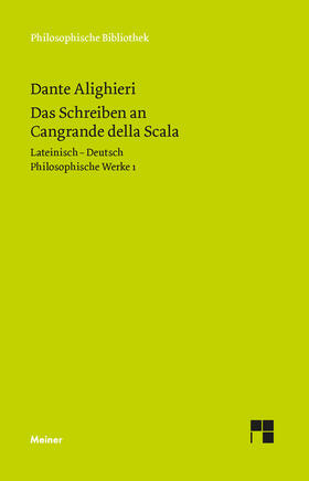 Ricklin / Imbach |  Das Schreiben an Cangrande della Scala | Buch |  Sack Fachmedien
