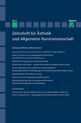 Früchtl / Moog-Grünewald | Ästhetik des Jazz | E-Book | sack.de