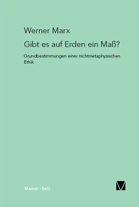 Marx |  Gibt es auf Erden ein Maß? | eBook | Sack Fachmedien