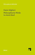 Dante Alighieri / Imbach |  Philosophische Werke in einem Band | Buch |  Sack Fachmedien