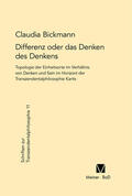 Bickmann |  Differenz oder das Denken des Denkens | eBook | Sack Fachmedien