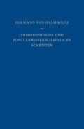 Helmholtz / Heidelberger / Pulte |  Philosophische und populärwissenschaftliche Schriften 3 Bände | Buch |  Sack Fachmedien