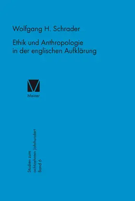 Schrader | Ethik und Anthropologie in der englischen Aufklärung | E-Book | www.sack.de