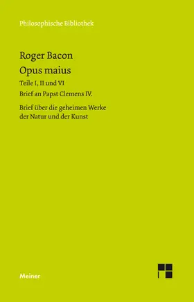 Bacon / Egel | Opus maius | E-Book | www.sack.de