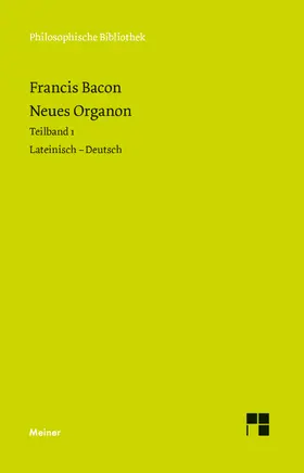 Bacon / Krohn |  Neues Organon. Teilband 1 | eBook | Sack Fachmedien
