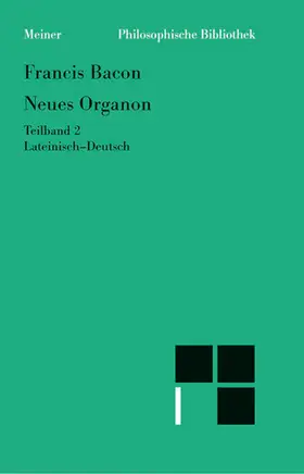 Bacon / Krohn | Neues Organon. Teilband 2 | E-Book | sack.de
