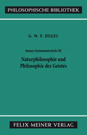 Hegel / Horstmann |  Jenaer Systementwürfe III | eBook | Sack Fachmedien