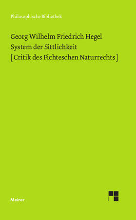 Hegel / Brandt |  System der Sittlichkeit | eBook | Sack Fachmedien