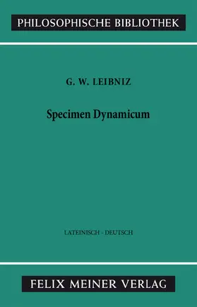 Leibniz / Dosch / Most | Specimen Dynamicum | E-Book | www.sack.de
