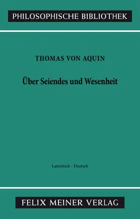 Seidl |  Über Seiendes und Wesenheit | eBook | Sack Fachmedien