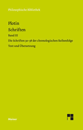 Plotin / Harder |  Schriften. Band III | eBook | Sack Fachmedien