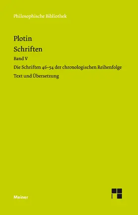 Plotin / Harder |  Schriften. Band V | eBook | Sack Fachmedien