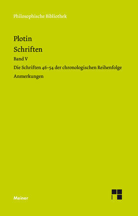 Plotin / Harder |  Schriften. Band V | eBook | Sack Fachmedien
