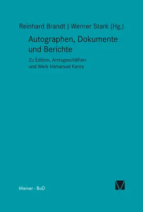 Brandt / Stark | Autographen, Dokumente und Berichte | E-Book | sack.de