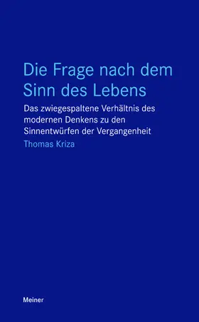 Kriza |  Die Frage nach dem Sinn des Lebens | eBook | Sack Fachmedien