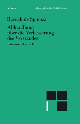 Spinoza / Bartuschat |  Abhandlung über die Verbesserung des Verstandes | eBook | Sack Fachmedien