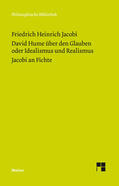 Jacobi / Koch |  Jacobi, F: David Hume über Glauben od.Idealismus und Reali. | Buch |  Sack Fachmedien