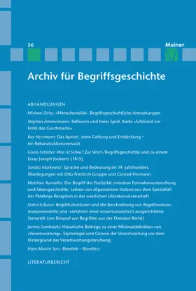 Bermes / Dierse / Erler |  Archiv für Begriffsgeschichte. Band 56 | eBook | Sack Fachmedien