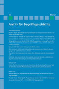 Bermes / Dierse / Rapp |  Archiv für Begriffsgeschichte. Band 48 | eBook | Sack Fachmedien