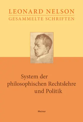 Nelson |  System der philosophischen Rechtslehre und Politik | eBook | Sack Fachmedien