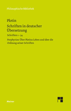 Plotin / Harder |  Schriften in deutscher Übersetzung | eBook | Sack Fachmedien
