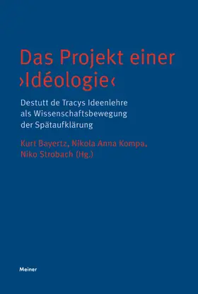 Bayertz / Kompa / Strobach |  Das Projekt einer ›Idéologie‹ | eBook | Sack Fachmedien