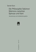 Elon |  Die Philosophie Salomon Maimons zwischen Spinoza und Kant | eBook | Sack Fachmedien