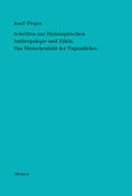 Pieper / Wald |  Schriften zur Philosophischen Anthropologie und Ethik: Das Menschenbild der Tugendlehre | eBook | Sack Fachmedien