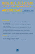 Früchtl / Theisohn |  Zeitschrift für Ästhetik und Allgemeine Kunstwissenschaft 66/1 | Buch |  Sack Fachmedien