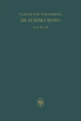Palazzo |  De summo bono, liber IV, tractatus 2,8-14 | eBook | Sack Fachmedien
