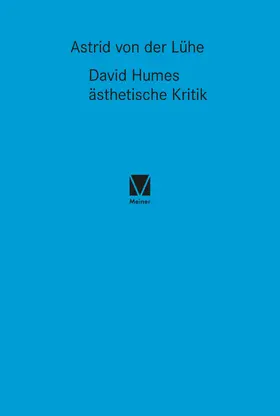 Lühe |  David Humes ästhetische Kritik | Buch |  Sack Fachmedien