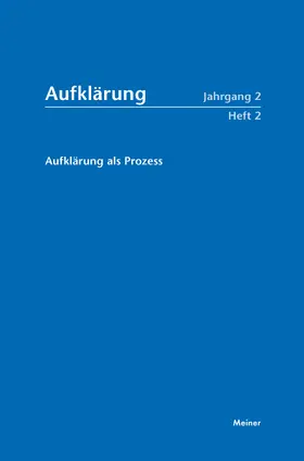 Vierhaus | Aufklärung als Prozess | Buch | 978-3-7873-4172-6 | sack.de