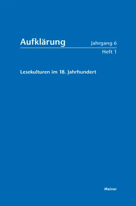 Bödeker |  Lesekulturen im 18. Jahrhundert | Buch |  Sack Fachmedien