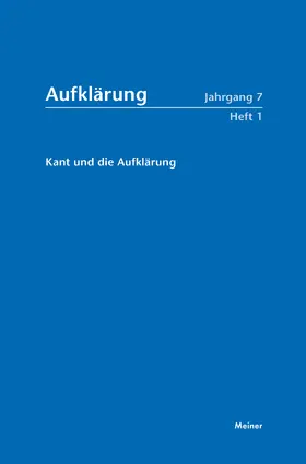 Hinske | Kant und die Aufklärung | Buch | 978-3-7873-4181-8 | www.sack.de