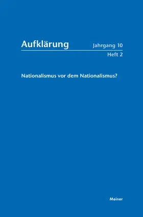 Hellmuth / Stauber |  Nationalismus vor dem Nationalismus? | Buch |  Sack Fachmedien