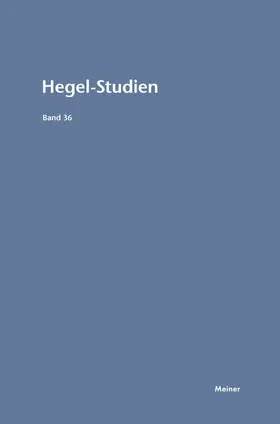 Jaeschke / Siep |  Hegel-Studien Band 36 | Buch |  Sack Fachmedien