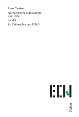Cassirer / Krois / Möckel |  Zur Philosophie und Politik | eBook | Sack Fachmedien
