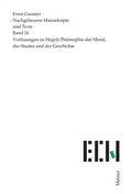 Cassirer / Möckel |  Vorlesungen zu Hegels Philosophie der Moral, des Staates und der Geschichte | eBook | Sack Fachmedien