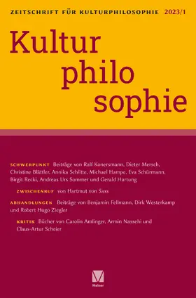 Bermes / Becker / Westerkamp |  Kulturphilosophie | eBook | Sack Fachmedien