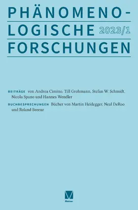 Römer / Breyer / Summa | Phänomenologische Forschungen 2023-1 | Buch | 978-3-7873-4516-8 | www.sack.de