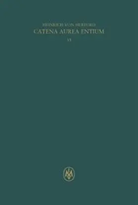 von Herford / Loconsole |  Catena aurea entium, Buch VI | eBook | Sack Fachmedien