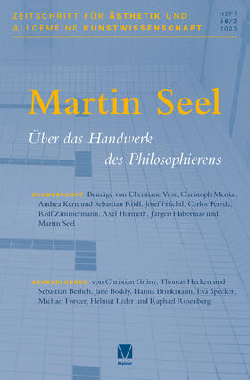 Früchtl / Schmücker / Theisohn | Zeitschrift für Ästhetik und allgemeine Kunstwissenschaft, Band 68/2 | Buch | 978-3-7873-4564-9 | sack.de