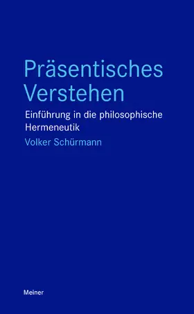Schürmann | Präsentisches Verstehen | E-Book | sack.de