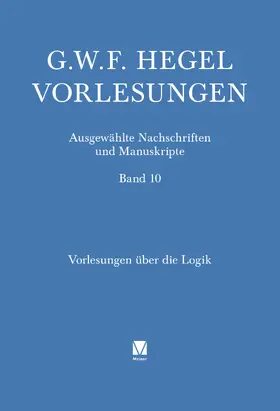 Hegel / Rameil | Vorlesungen über die Logik | Buch | 978-3-7873-4775-9 | www.sack.de
