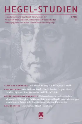 Siep | Hegel-Studien 37 | Buch | 978-3-7873-4782-7 | www.sack.de