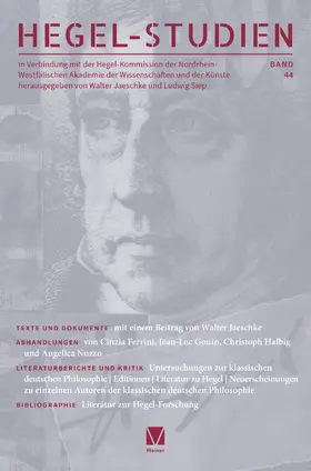 Siep | Hegel-Studien 44 | Buch | 978-3-7873-4787-2 | www.sack.de
