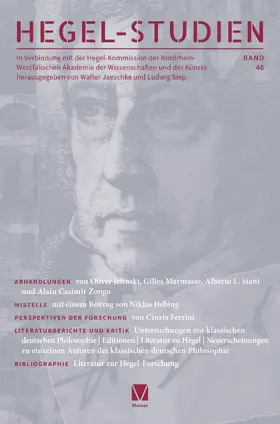 Siep | Hegel-Studien 46 | Buch | 978-3-7873-4788-9 | www.sack.de