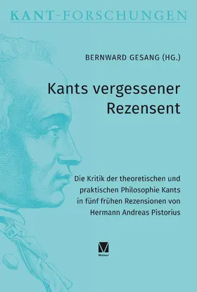 Gesang | Kants vergessener Rezensent | Buch | 978-3-7873-4812-1 | www.sack.de